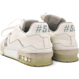 Louis Vuitton Calfskin Mens LV Trainer Sneakers White Size3/36 
