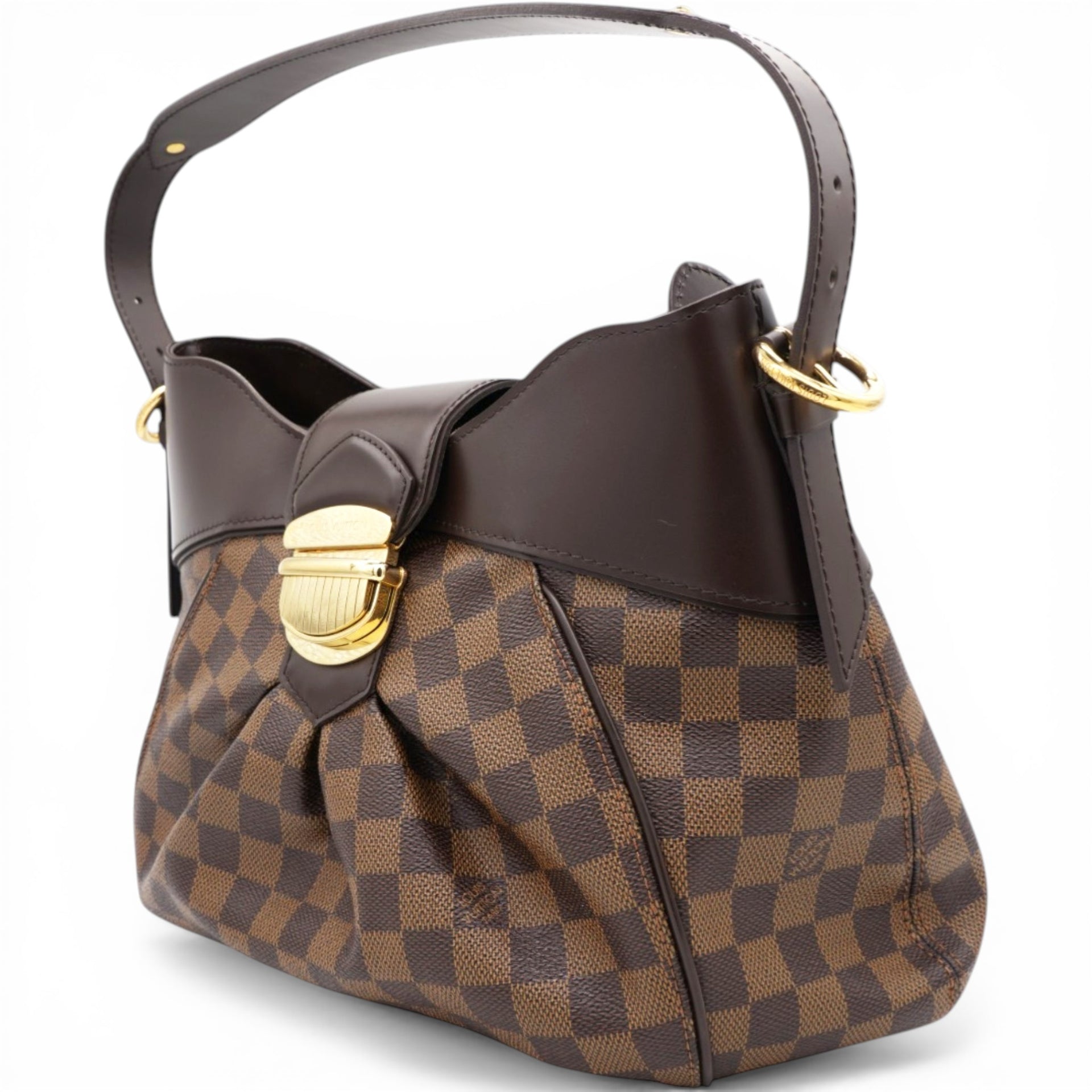 Louis Vuitton Damier Ebene Canvas Sistina MM Bag 