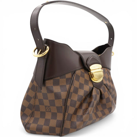 Louis Vuitton Damier Ebene Canvas Sistina MM Bag 