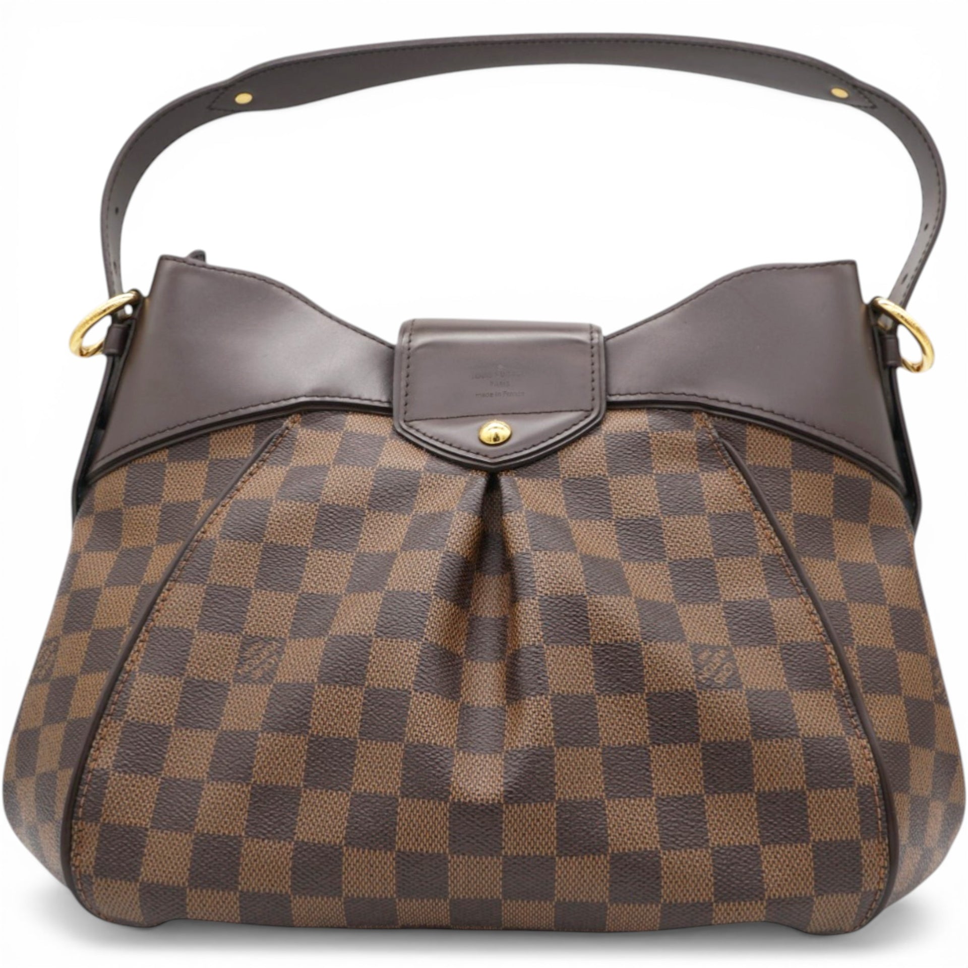 Louis Vuitton Damier Ebene Canvas Sistina MM Bag 