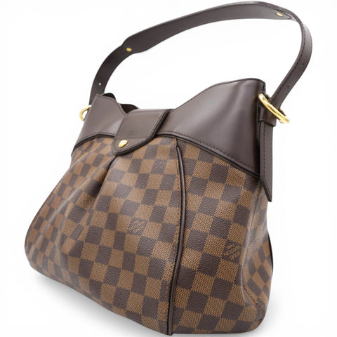 Louis Vuitton Damier Ebene Canvas Sistina MM Bag 