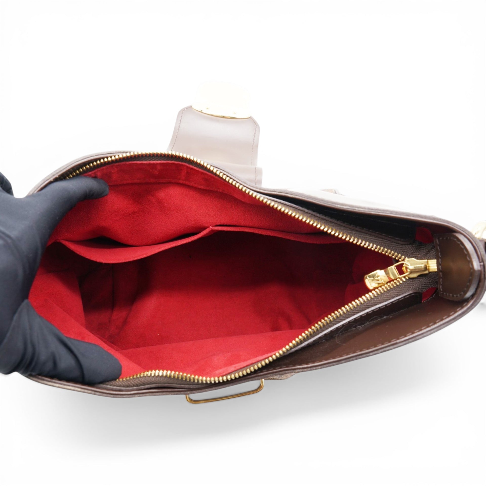 Louis Vuitton Damier Ebene Canvas Sistina MM Bag 