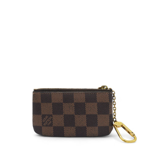 Louis Vuitton Damier Ebene Key Pouch Brown 