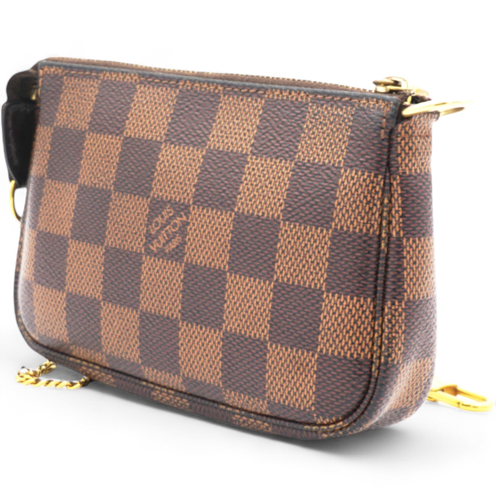 Louis Vuitton Damier Ebene Mini Pochette Accessories 