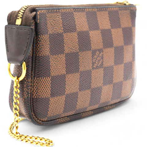  Louis Vuitton Damier Ebene Mini Pochette Accessories 