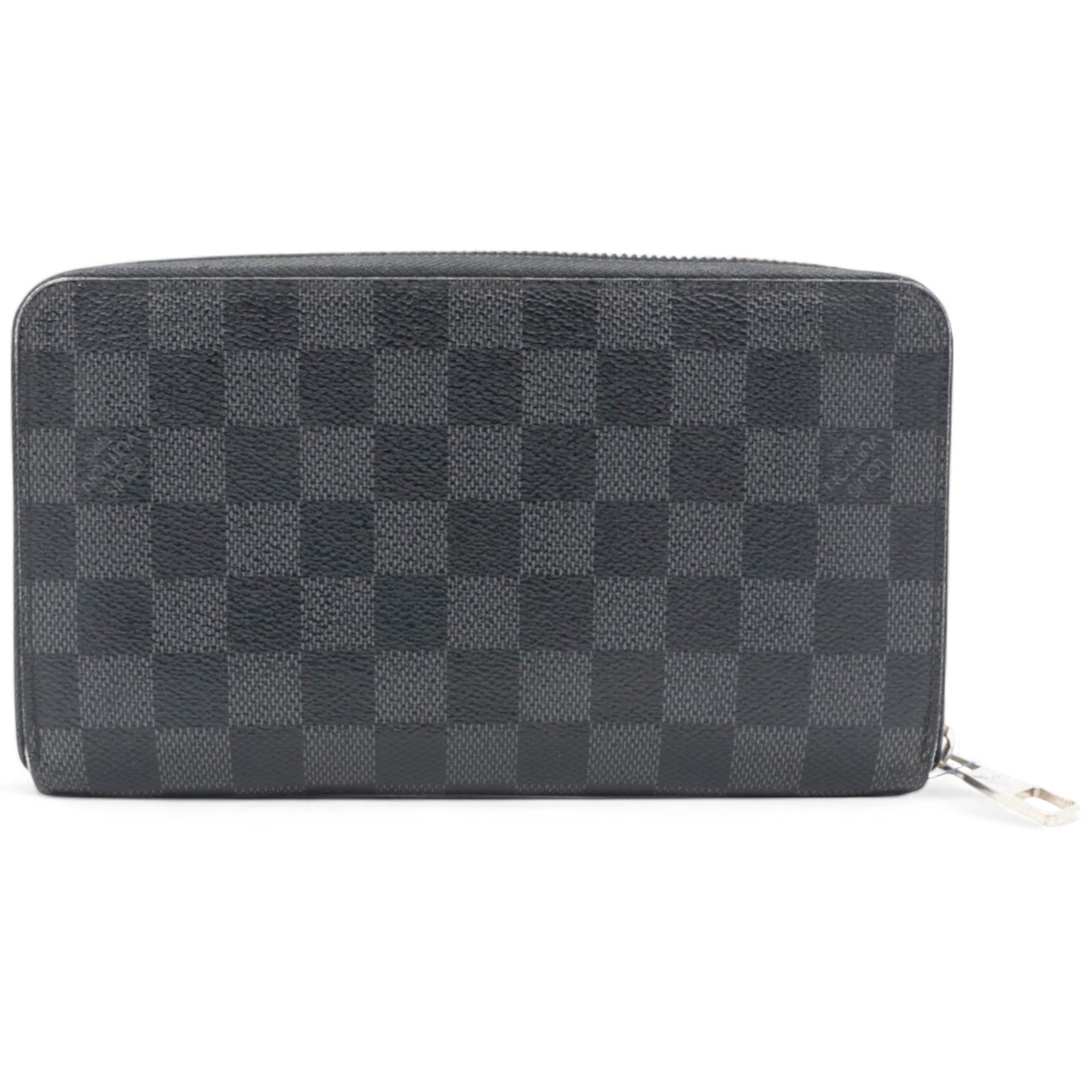 Louis Vuitton Damier Graphite Zippy Organizer Wallet 