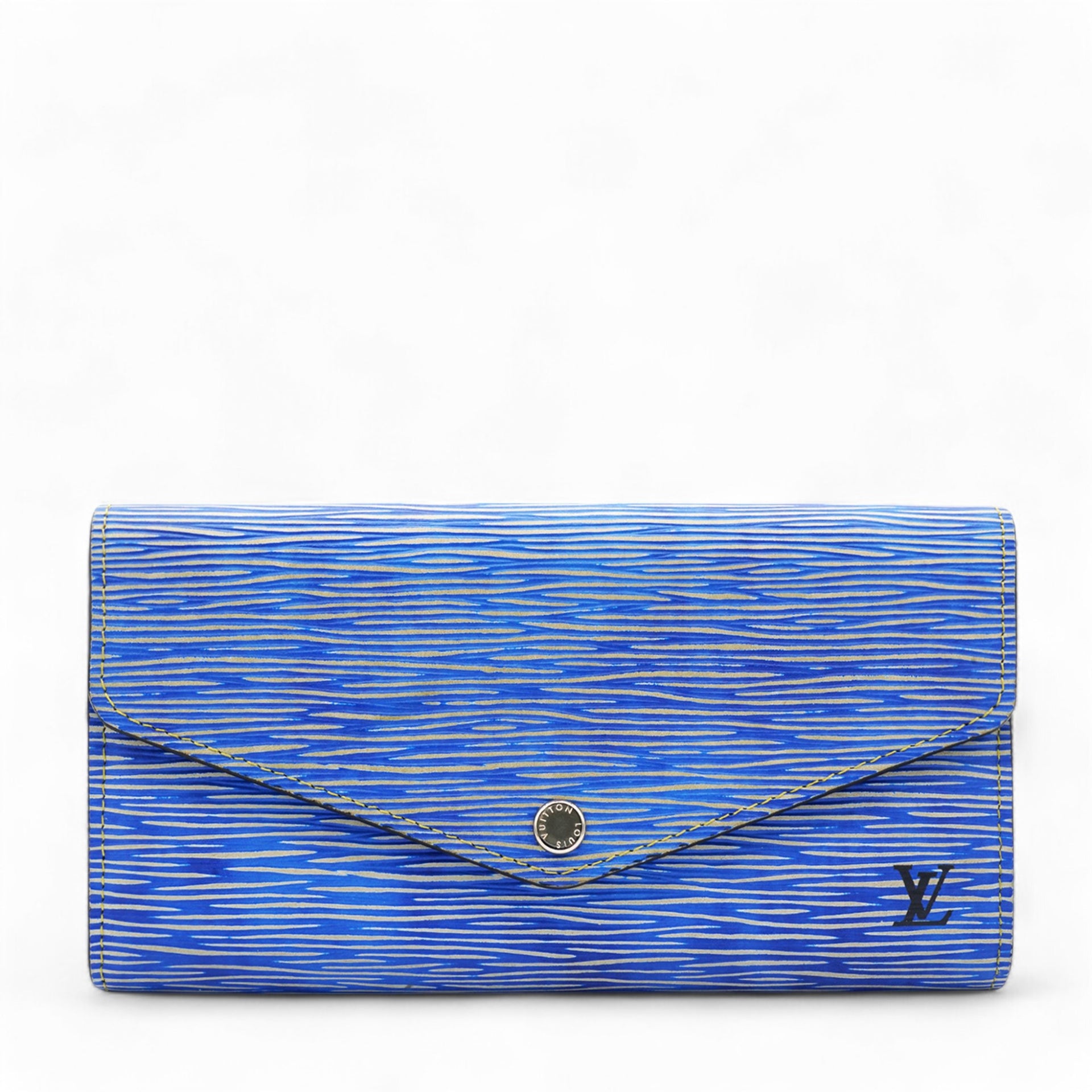 Louis Vuitton Epi Sarah Wallet NM Denim Light 
