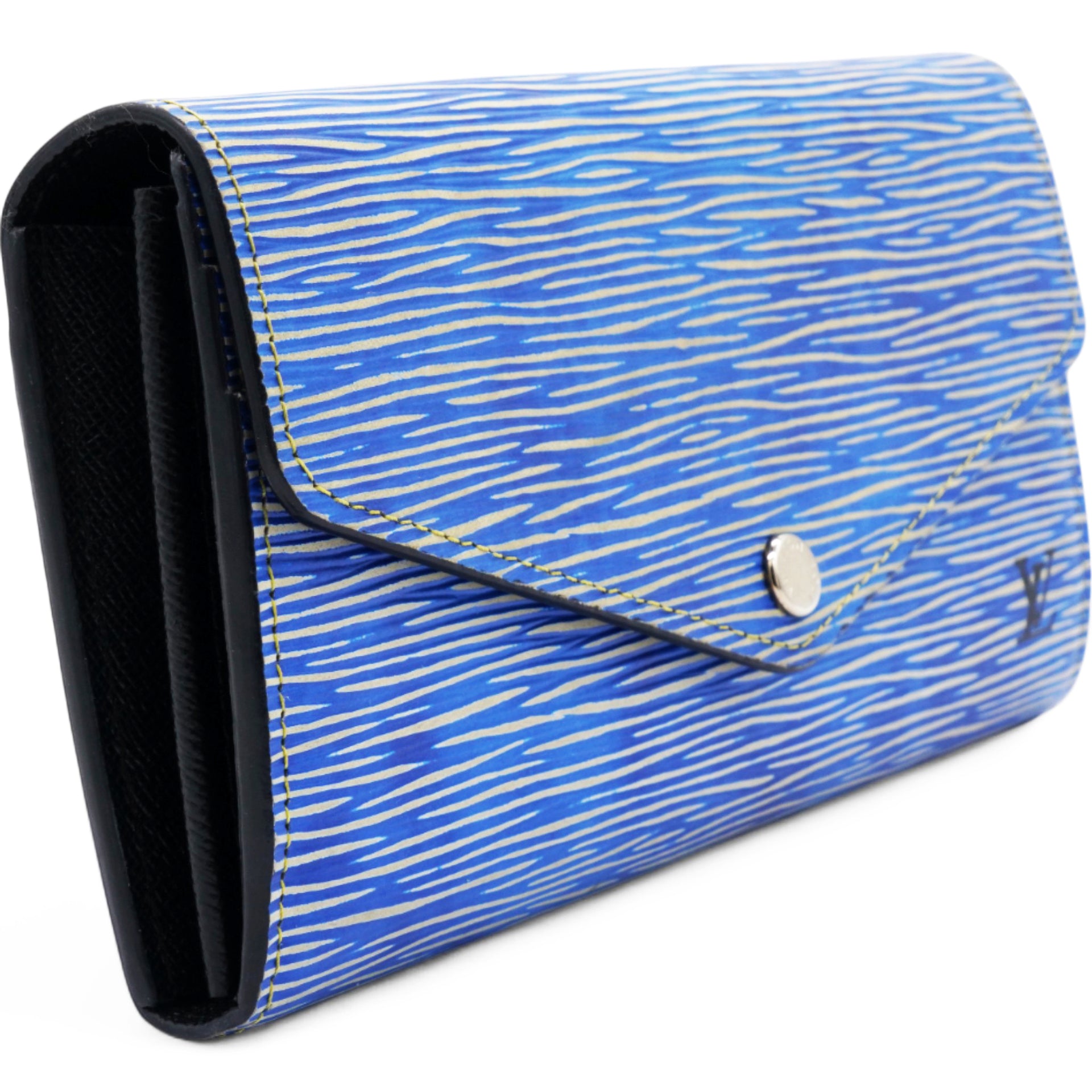 Louis Vuitton Epi Sarah Wallet NM Denim Light 