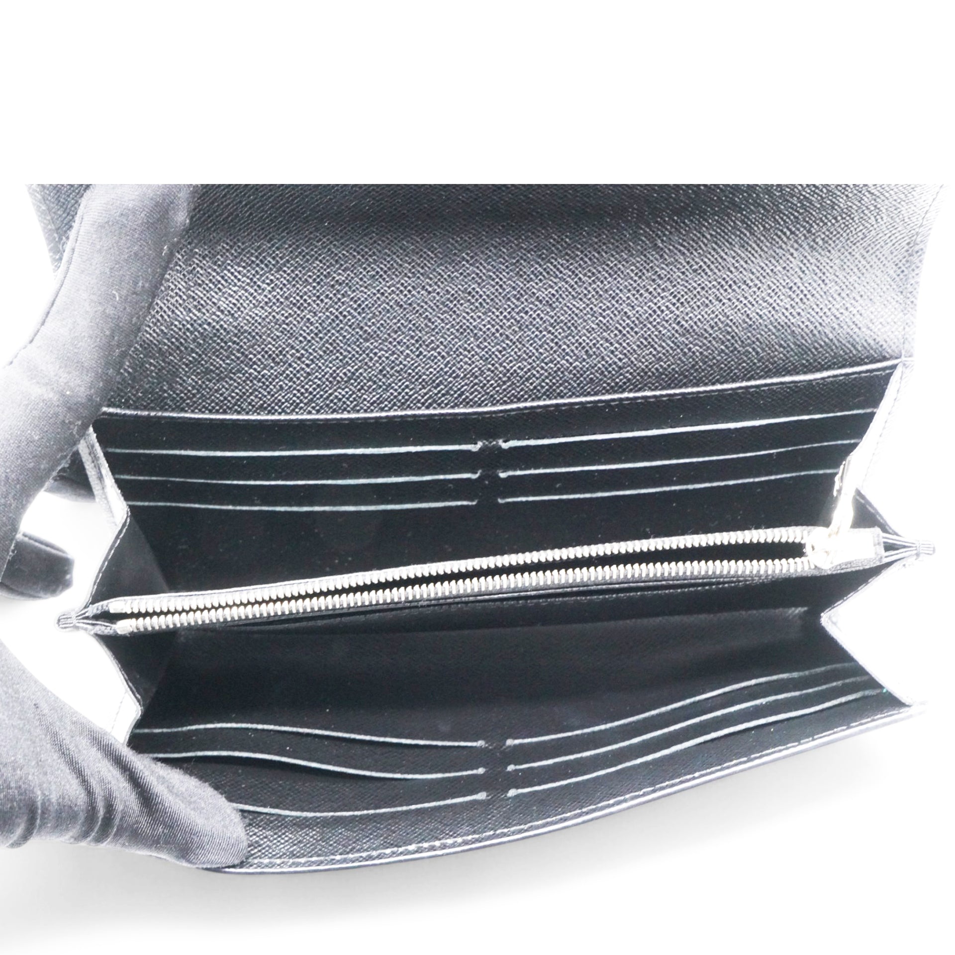 Louis Vuitton Epi Sarah Wallet NM Denim Light 