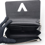 Louis Vuitton Epi Twist Chain Wallet Black 