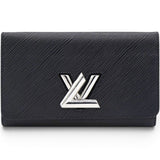 Louis Vuitton Epi Twist Chain Wallet Black 
