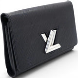 Louis Vuitton Epi Twist Chain Wallet Black 