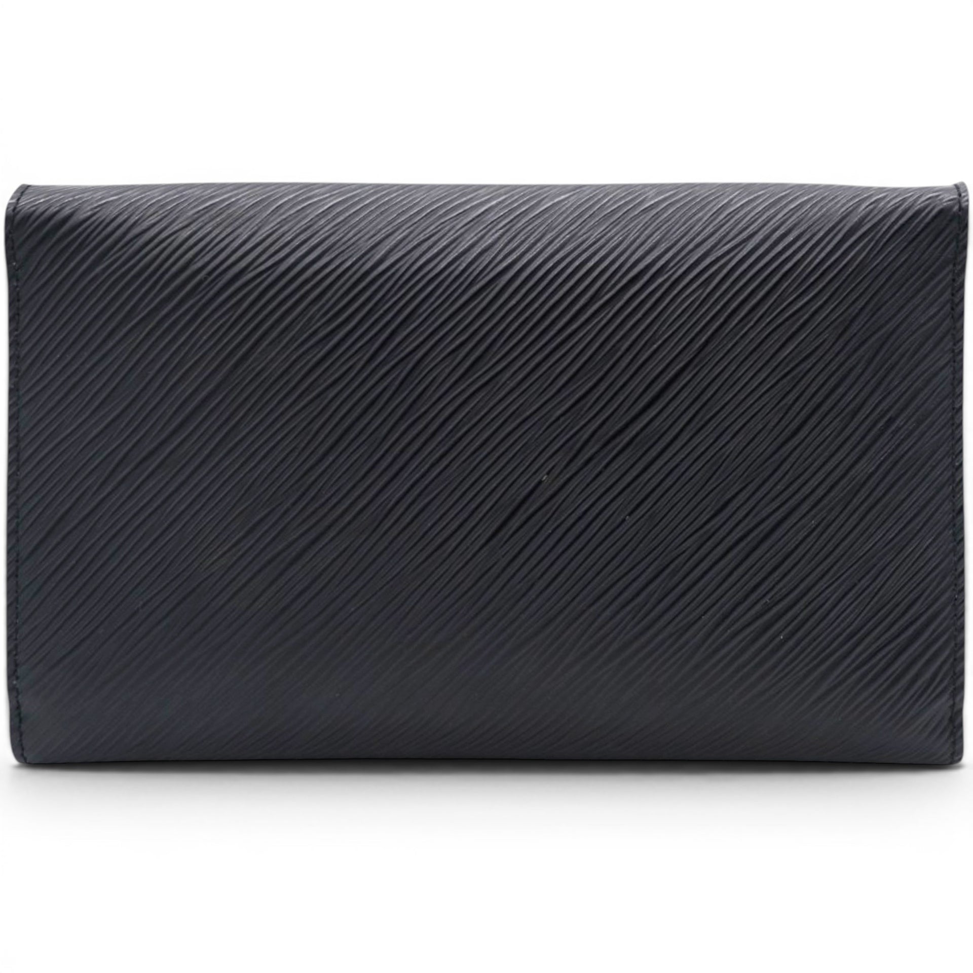 Louis Vuitton Epi Twist Chain Wallet Black 