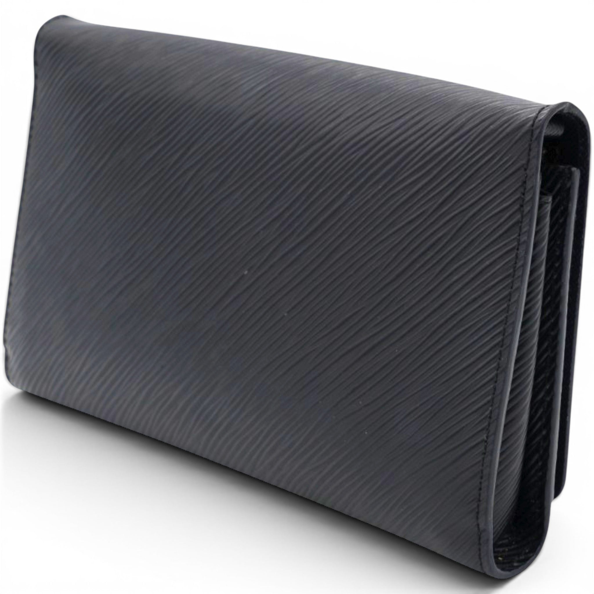 Louis Vuitton Epi Twist Chain Wallet Black 