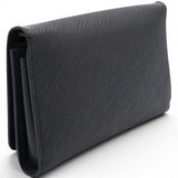 Louis Vuitton Epi Twist Chain Wallet Black 