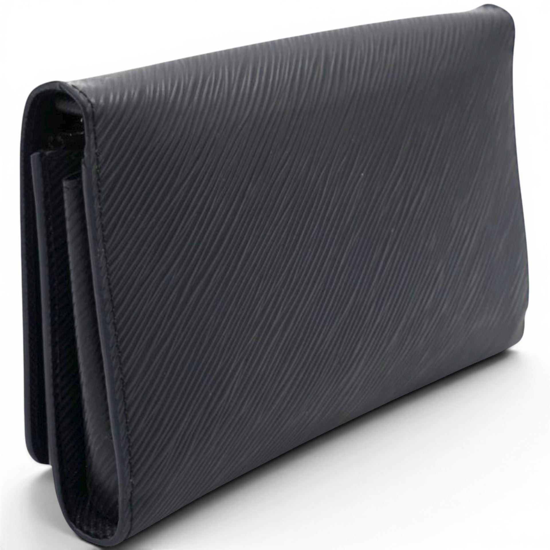 Louis Vuitton Epi Twist Chain Wallet Black 