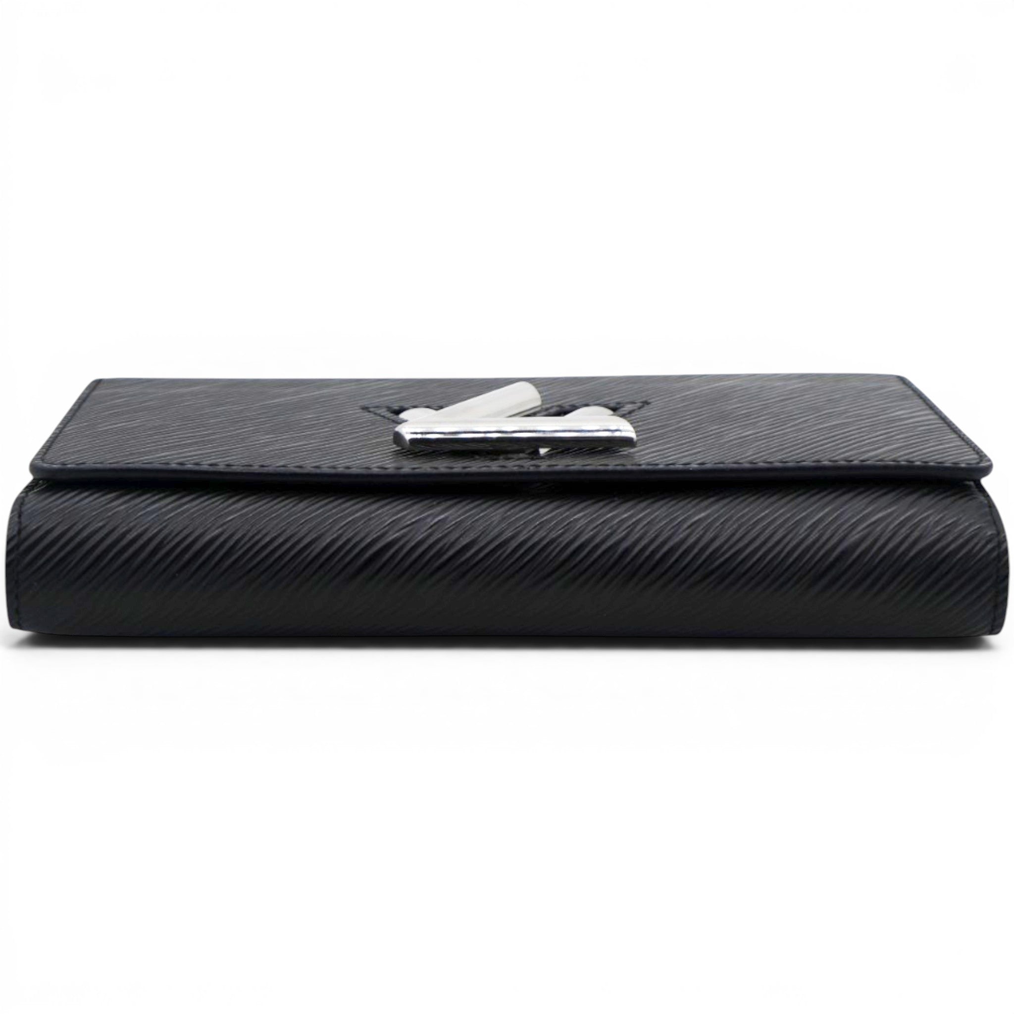 Louis Vuitton Epi Twist Chain Wallet Black 