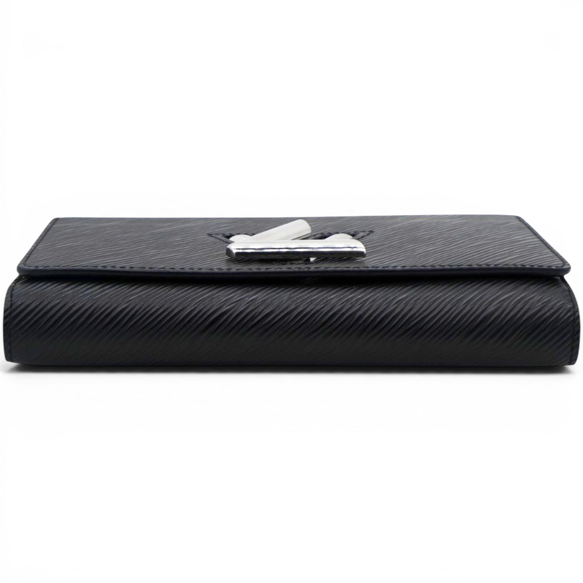 Louis Vuitton Epi Twist Chain Wallet Black 