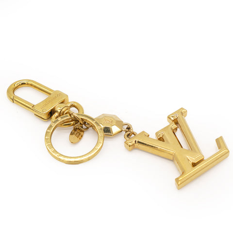 Louis Vuitton Facettes Bag Charm Key Holder Gold 