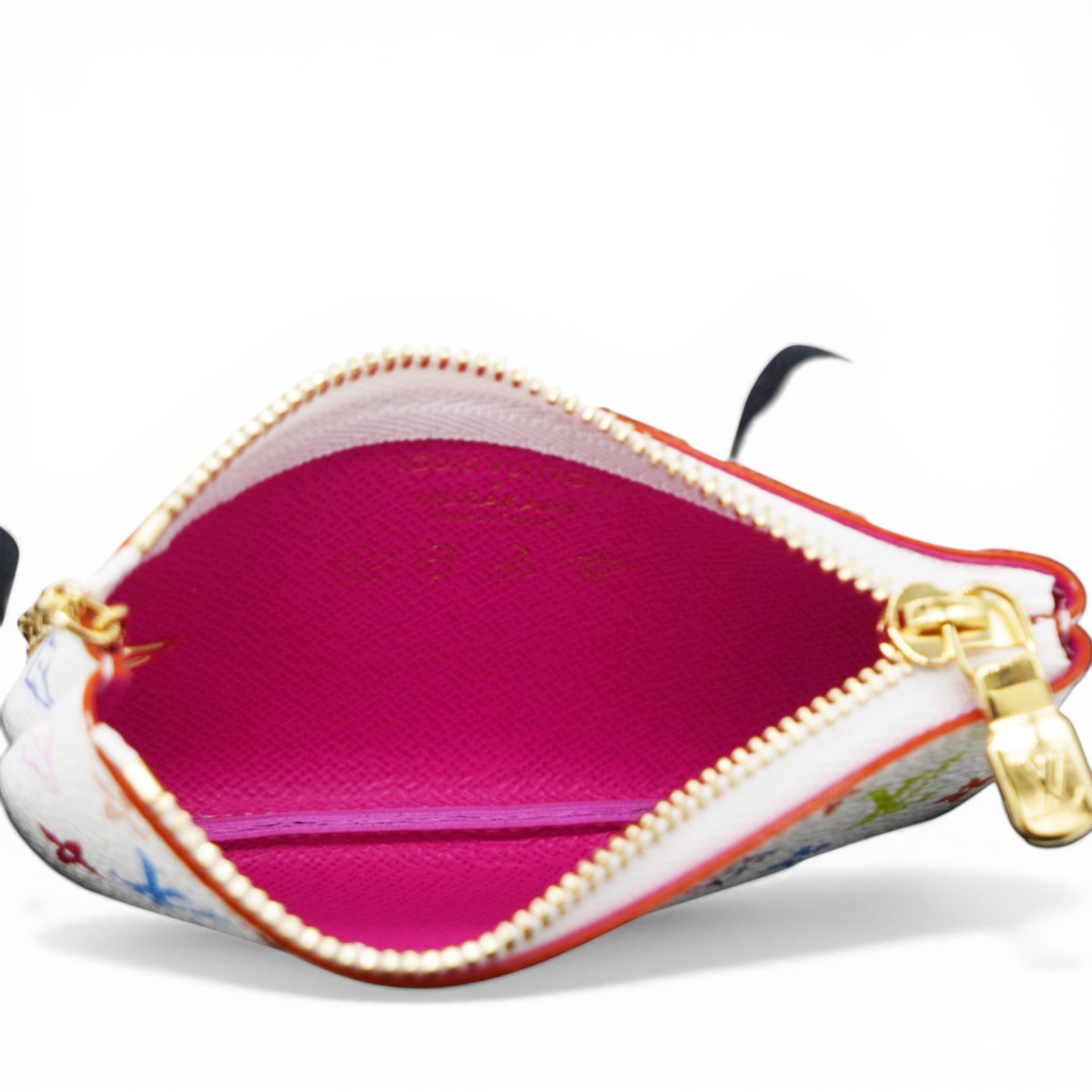 Louis Vuitton LV X TM Monogram Multicolor Key Pouch White 