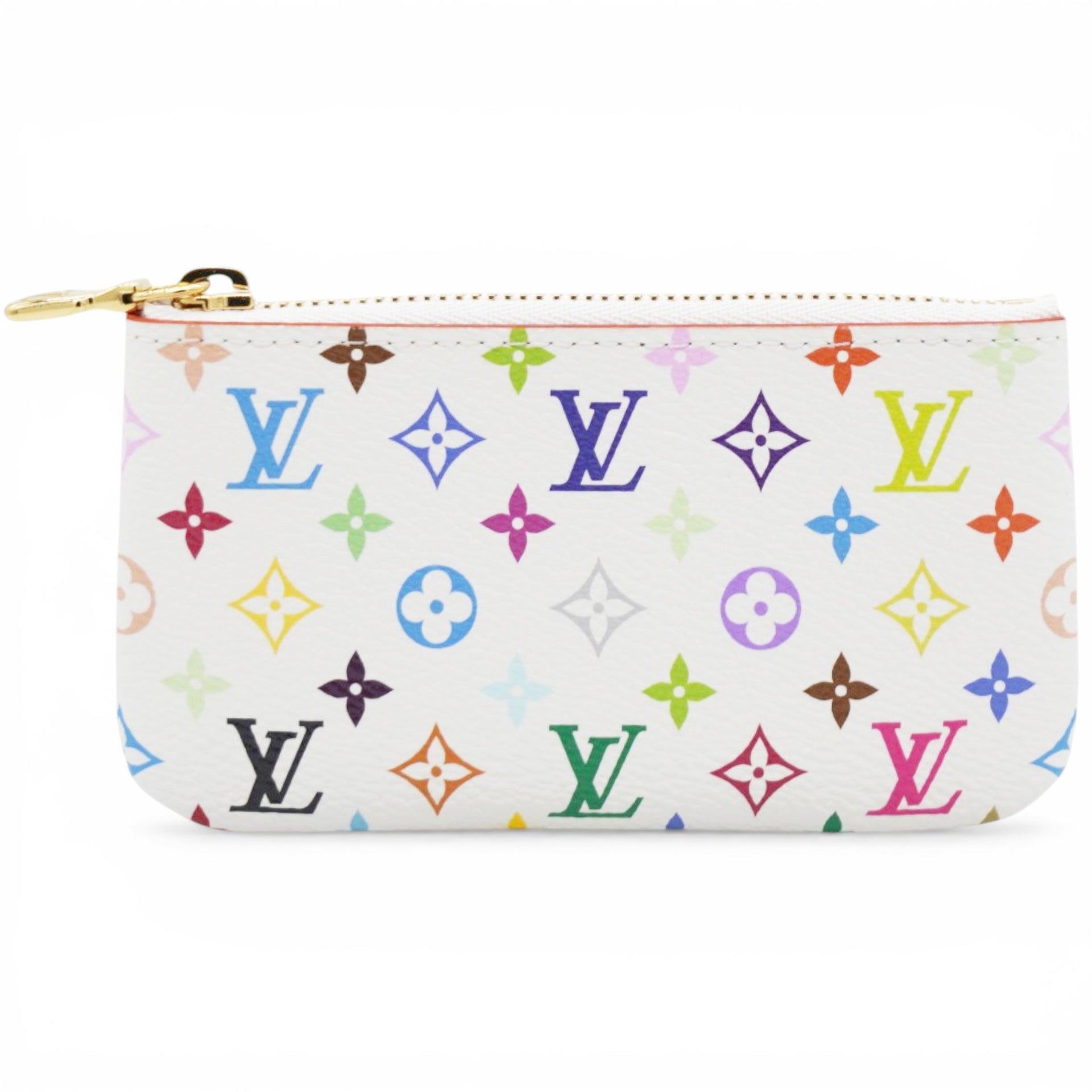 Louis Vuitton LV X TM Monogram Multicolor Key Pouch White 