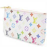 Louis Vuitton LV X TM Monogram Multicolor Key Pouch White 