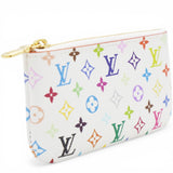 Louis Vuitton LV X TM Monogram Multicolor Key Pouch White 