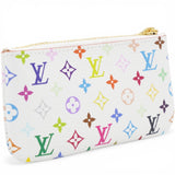 Louis Vuitton LV X TM Monogram Multicolor Key Pouch White 