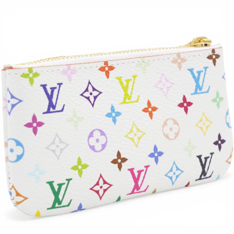 Louis Vuitton LV X TM Monogram Multicolor Key Pouch White 