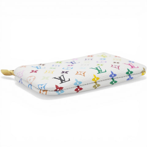 Louis Vuitton LV X TM Monogram Multicolor Key Pouch White 