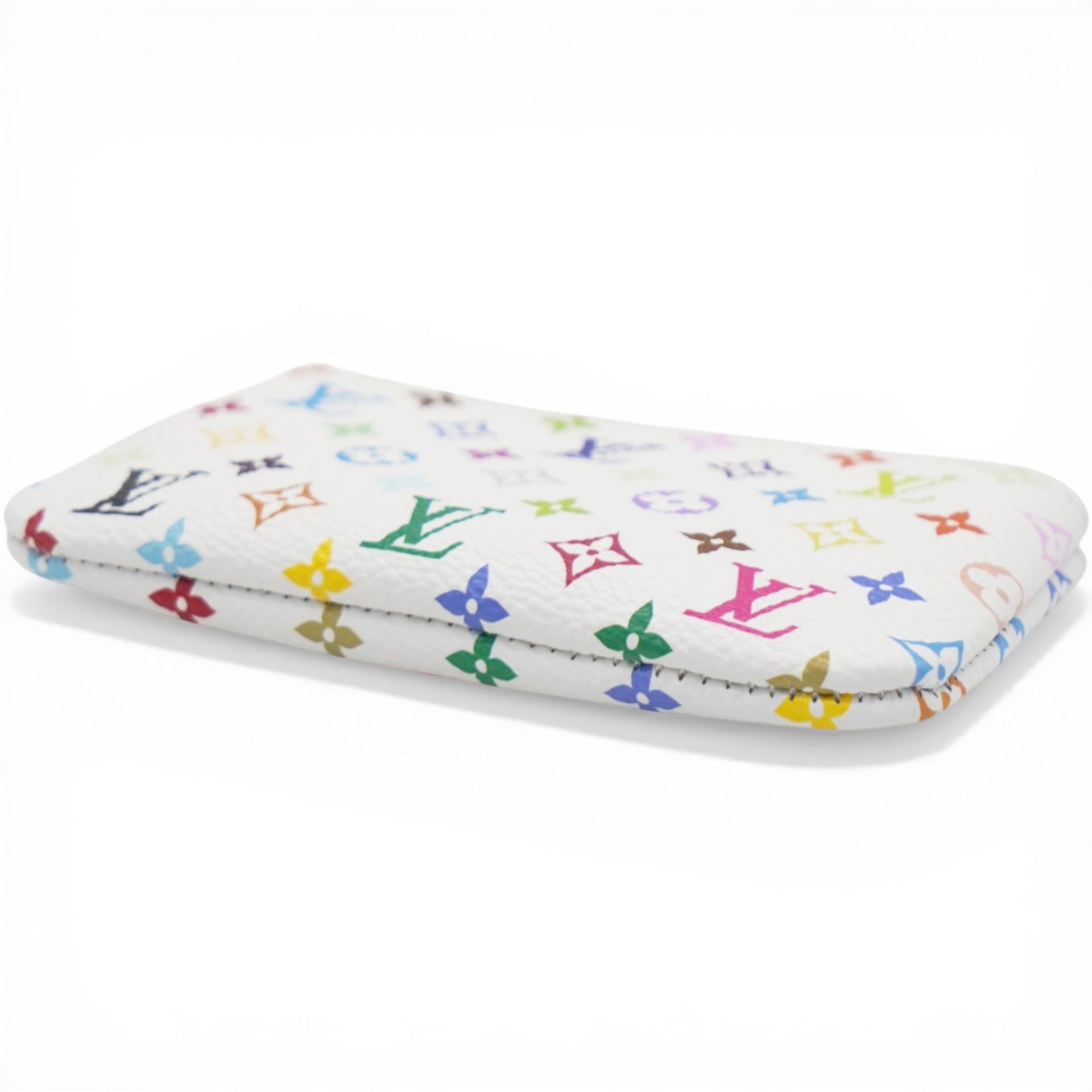 Louis Vuitton LV X TM Monogram Multicolor Key Pouch White 