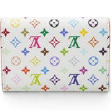 Louis Vuitton LV X TM Monogram Multicolor Rosalie Coin Purse White Kawaii Pink 