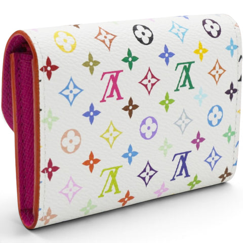 Louis Vuitton LV X TM Monogram Multicolor Rosalie Coin Purse White Kawaii Pink 