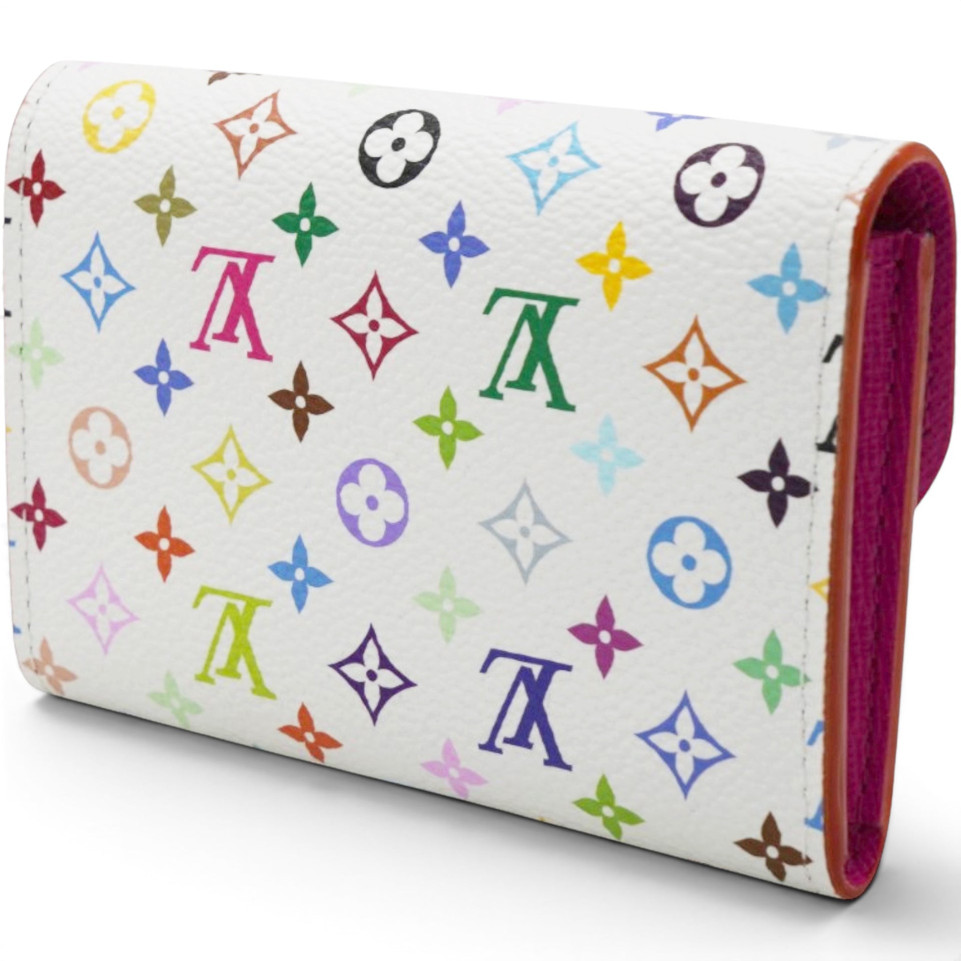 Louis Vuitton LV X TM Monogram Multicolor Rosalie Coin Purse White Kawaii Pink 