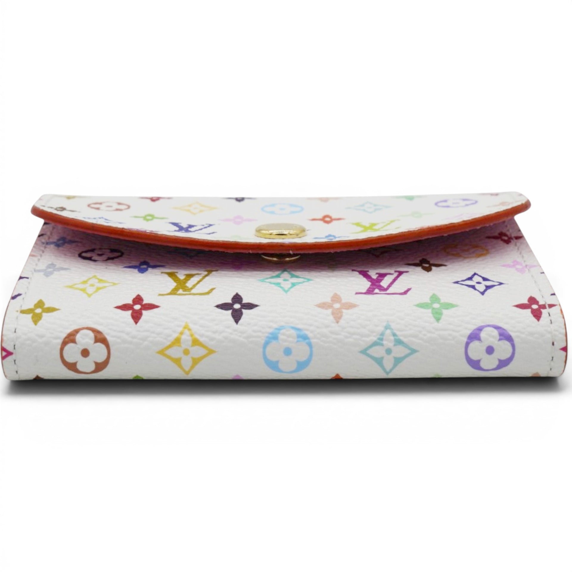 Louis Vuitton LV X TM Monogram Multicolor Rosalie Coin Purse White Kawaii Pink 