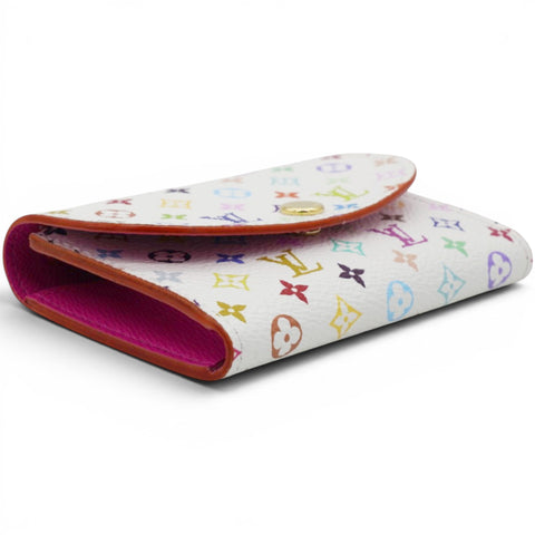 Louis Vuitton LV X TM Monogram Multicolor Rosalie Coin Purse White Kawaii Pink 