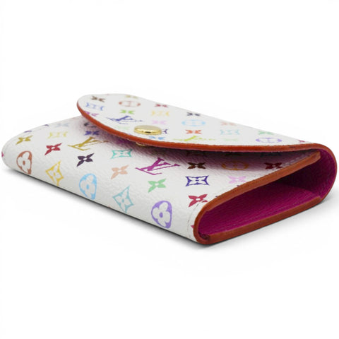 Louis Vuitton LV X TM Monogram Multicolor Rosalie Coin Purse White Kawaii Pink 