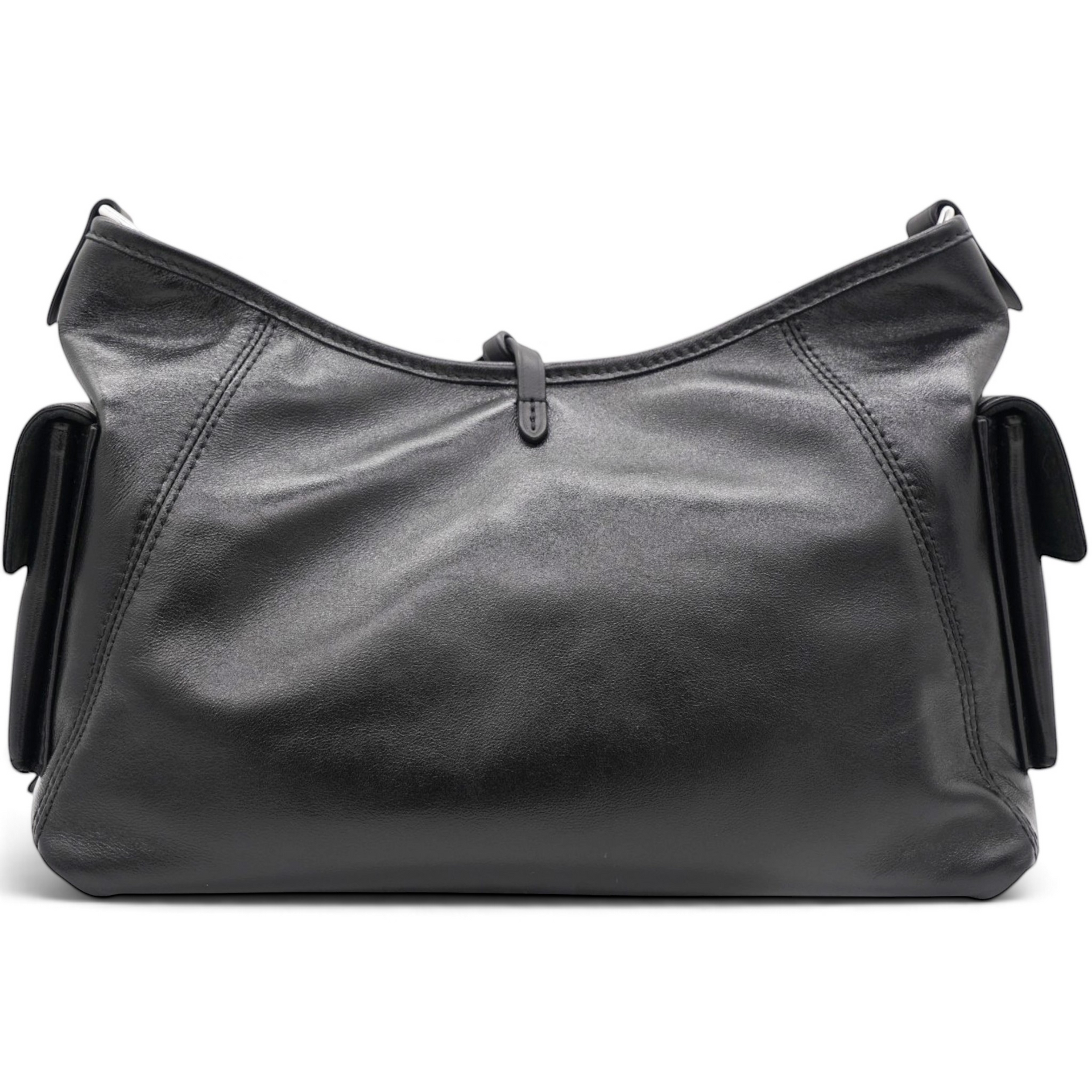 Louis Vuitton Lambskin CarryAll Cargo Vibe PM Black 