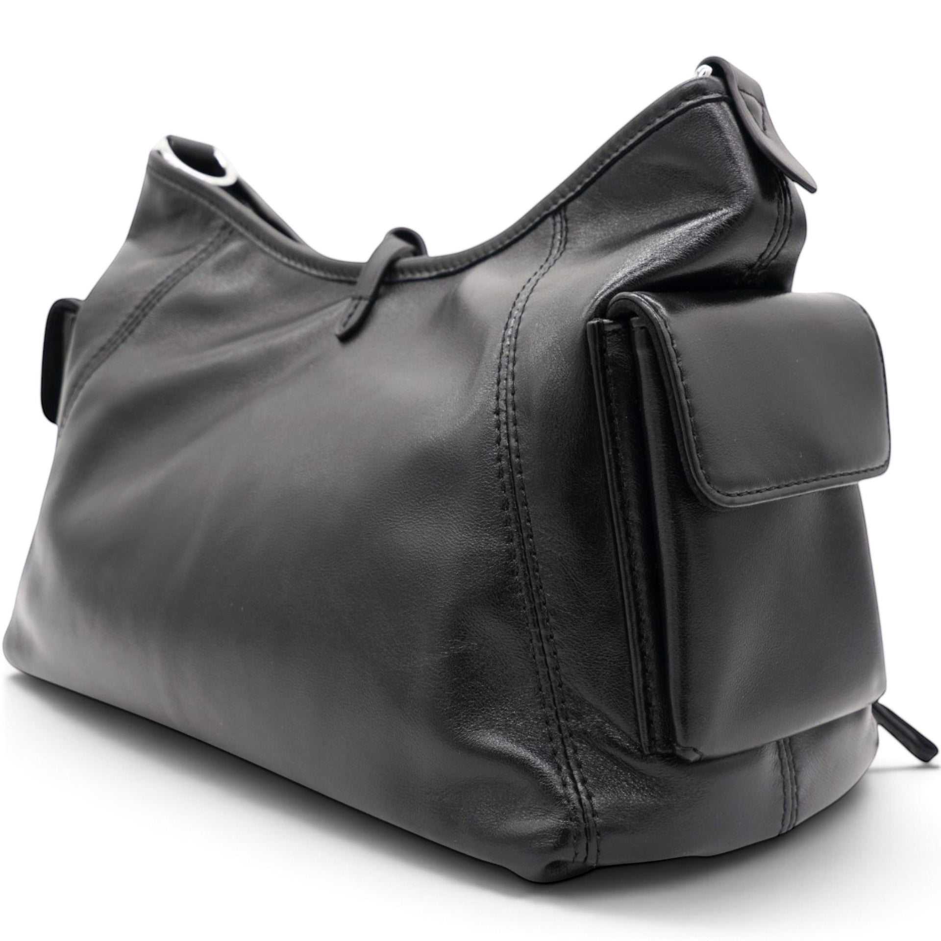 Louis Vuitton Lambskin CarryAll Cargo Vibe PM Black 