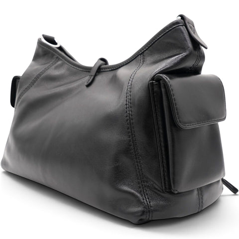 Louis Vuitton Lambskin CarryAll Cargo Vibe PM Black 