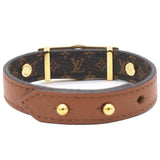 Louis Vuitton Monogram Dauphine Bracelet Tan Brown 