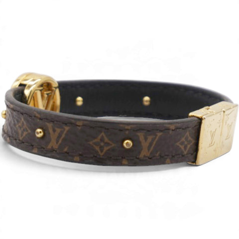 Louis Vuitton Monogram LV Circle Reversible Bracelet Black 