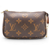 Louis Vuitton Monogram Mini Pochette Accessories Brown 