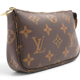 Louis Vuitton Monogram Mini Pochette Accessories Brown 