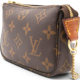 Louis Vuitton Monogram Mini Pochette Accessories Brown 