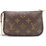 Louis Vuitton Monogram Mini Pochette Accessories Brown 