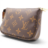 Louis Vuitton Monogram Mini Pochette Accessories Brown 