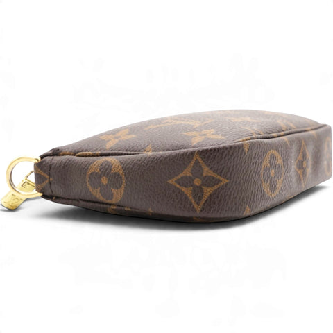Louis Vuitton Monogram Mini Pochette Accessories Brown 