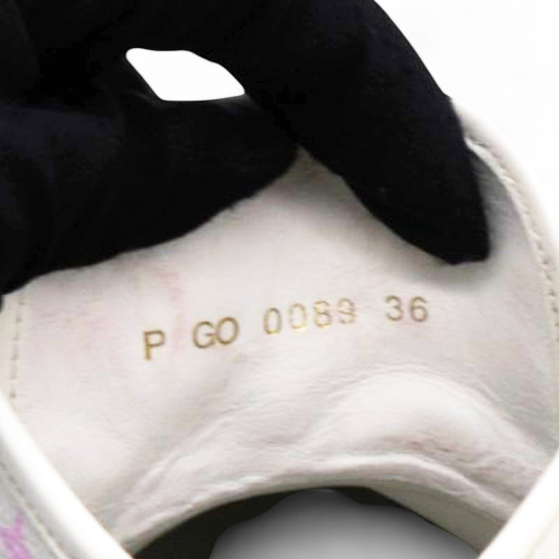 Louis Vuitton Monogram Multicolor High Top Sneakers White Size36 