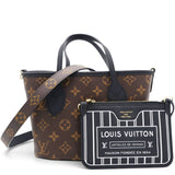 Louis Vuitton Monogram Neverfull Inside Out Bandouliere BB Black 